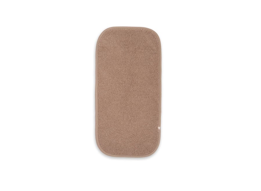 Alwero wollen matras beschermer wieg 80x42 Tan