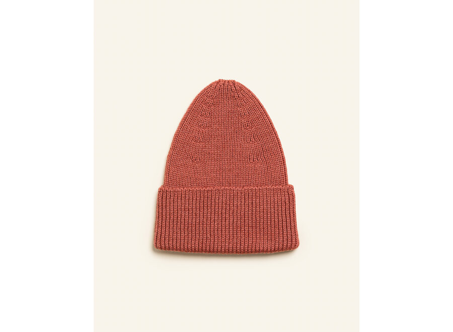Hvid Fonzie beanie KIDS Wild Berry 4-18m
