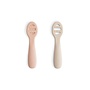 Mushie First Spoon Set 2 Blush / Sand
