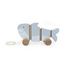 Trixie Wooden wiggle pull along toy - Mr. Shark