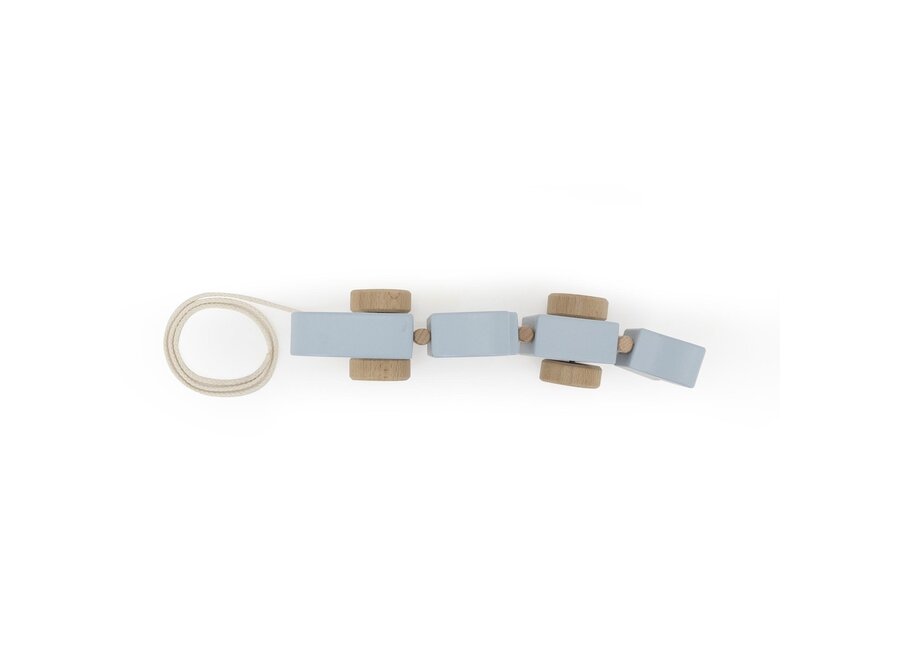 Trixie Wooden wiggle pull along toy - Mr. Shark