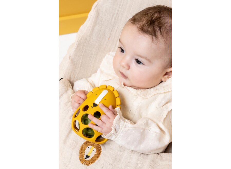Trixie Silicone sensory rattle - Mr. Lion
