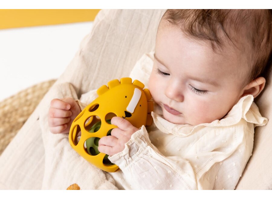 Trixie Silicone sensory rattle - Mr. Lion