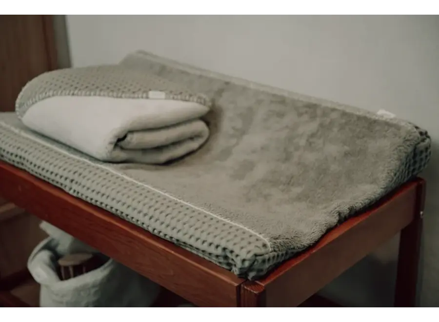 Koeka Omslagdoek wafel/teddy Oslo Olive