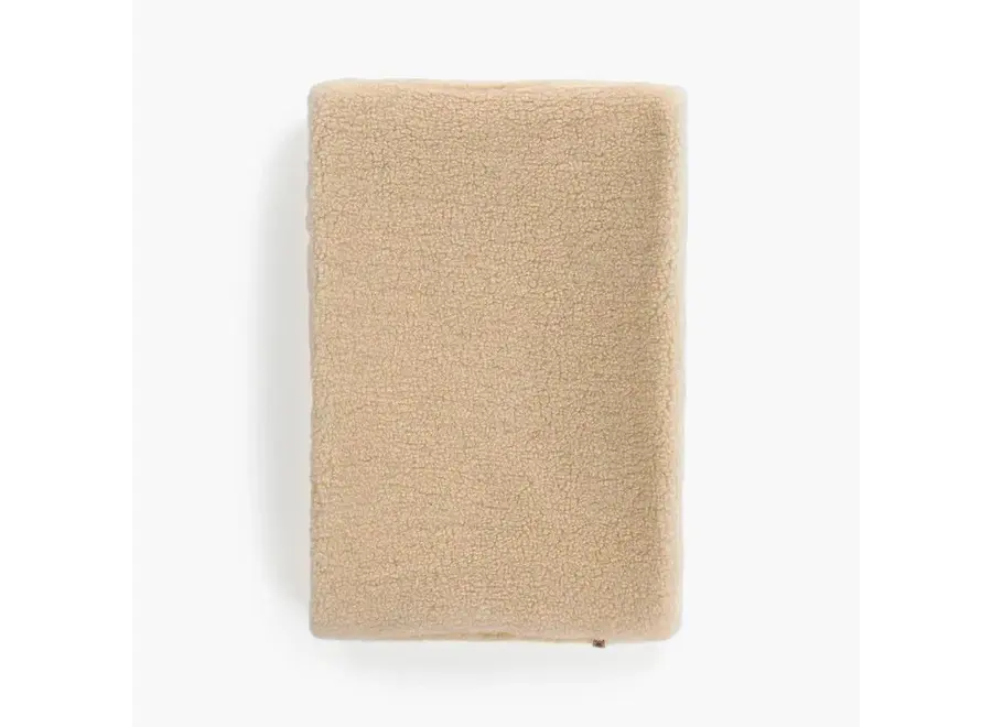 Kico Label Hoeslaken wieg wol Beige