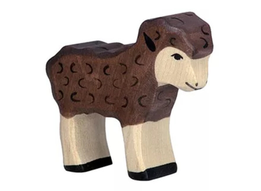Holztiger lam zwart