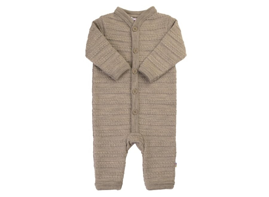Joha Wol Knit Jumpsuit Walnut