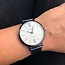 Geneva Geneva Roman Mesh Horloge - Zwart - Staal - Ø 38 mm