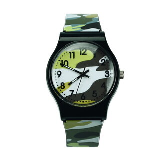 Fashion Favorite Army Kinderhorloge Groen | Camouflage/Leger