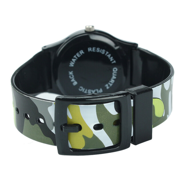 Army Kinderhorloge Groen | Camouflage/Leger | Kunststof/Plastic