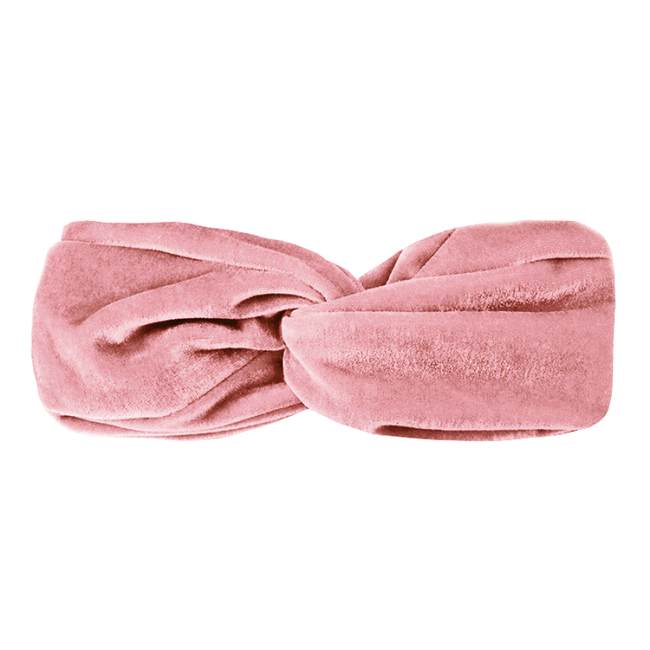 Fashion Favorite Velvet Haarband Lichtroze | Velours-Suede-Fluweel | Bandana