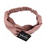 Fashion Favorite Suede Cross Haarband Pink | Oud Roze | Velvet Suede