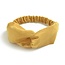 Fashion Favorite Suede Cross Haarband Mustard | Geel | Velvet Suede