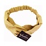 Fashion Favorite Suede Cross Haarband Mustard | Geel | Velvet Suede