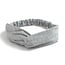 Fashion Favorite Knitted Haarband Grey | Grijs | Katoen | Cross Bandana