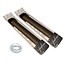Magic Bun Maker | Set - 2 stuks + Haarelastiek | Bruin | Maak De Perfecte Knot