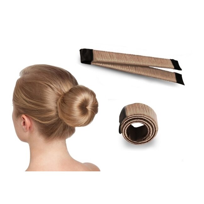 Fashion Favorite Magic Bun / Donut Maker | 1 stuk | Lichtbruin | Maak De Perfecte Knot