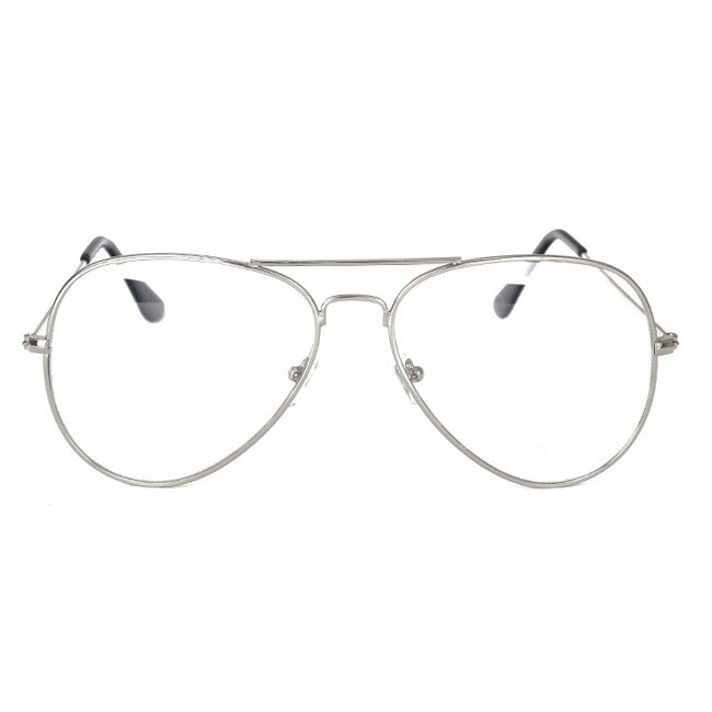 Fashion Favorite Aviator Bril Silver | Zilverkleurig | Bril zonder sterkte | 50 mm