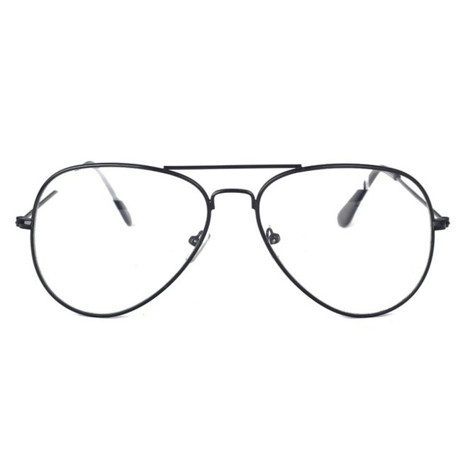 Aviator Bril Black | Zwart - Fashion Favorite