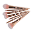 Fashion Favorite 7-delige Make-up Kwasten/Brush Set | Shiny Rosegold