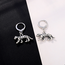 Fashion Favorite Luipaard Oorringen | Animal Charms | Zilverkleurig / Zwart