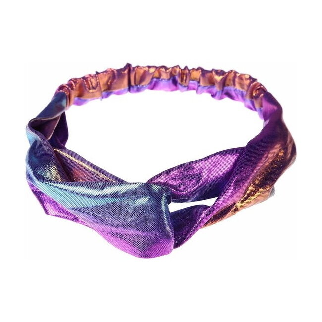 Metallic Cross Haarband / Hoofdband | Polyester | Zeemeermin / Mermaid