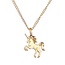 Fashion Favorite Magical Unicorn Ketting - Goudkleurig - Magische Eenhoorn Hanger -