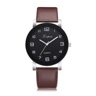 Fashion Favorite LVPAI Quartz Horloge | Bruin & Zwart