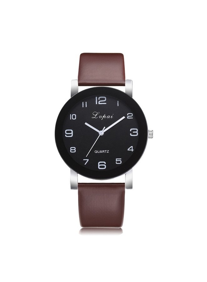 LVPAI Quartz Horloge | Bruin & Zwart