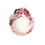 Fashion Favorite Haarband Satijn - Roze Bloemen