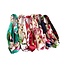 Fashion Favorite Haarband Satijn - Roze Bloemen - Bandana Hoofdband | 100% Polyester | Elastisch