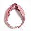Fashion Favorite Haarband Print | Streep Blush Pink | Elastische Bandana