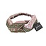 Fashion Favorite Haarband Print | Bloem Roze - Groen - Blauw | Elastische Bandana