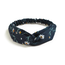 Fashion Favorite Haarband Print | Bloem Blauw - Wit | Elastische Bandana