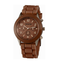 Geneva Geneva Siliconen Horloge - Bruin | Fashion Favorite