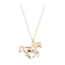 Fashion Favorite Paard Ketting - Goudkleurig