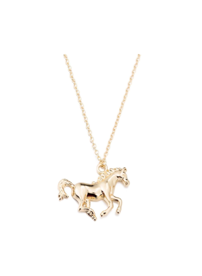 rekruut Reizende handelaar zwak Paard Ketting - Goudkleurig - Fashion Favorite