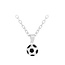 Fashion Favorite Voetbal Hanger Ketting - Zilverkleurig