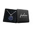 Fashion Favorite Spirit Maan Ketting | Goudkleurig / Blauw | 41.5 + 5 cm