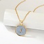 Spirit Bliksem Ketting | Goudkleurig / Grijs | 41.5 + 5 cm