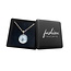 Spirit Bliksem Ketting | Goudkleurig / Grijs | 41.5 + 5 cm