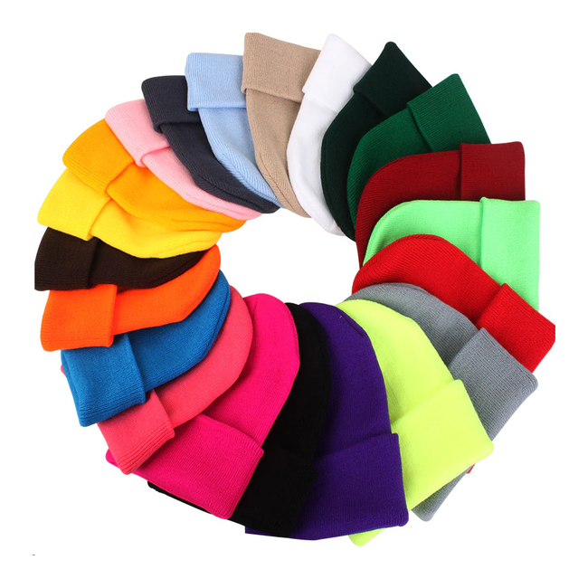 Beanie Muts Uni Grijs | Polyacryl | One Size | Fashion Favorite