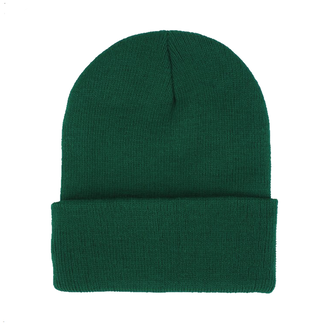 Fashion Favorite Beanie Muts Uni Donkergroen