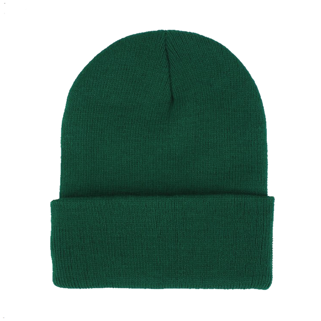 Fashion Favorite Beanie Muts Uni Donkergroen | Polyacryl | One Size | Fashion Favorite