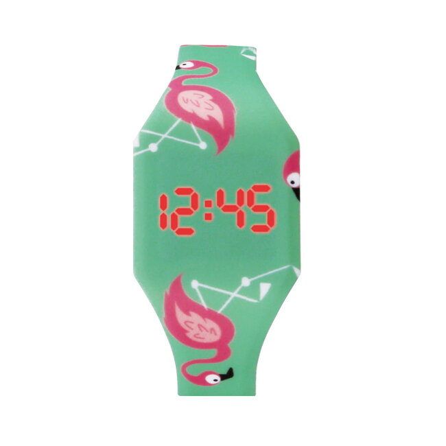 Fashion Favorite LED Digitaal Kinderhorloge | Flamingo | Kids | Fashion Favorite