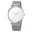 Fashion Favorite Maxx Mesh Zilver / Wit Horloge | Staal | Ø 40 mm