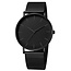 Fashion Favorite Maxx Mesh Zwart / Zwart Horloge | Staal | Ø 40 mm