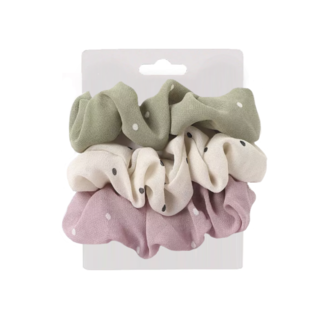 Fashion Favorite Haarelastiek / Scrunchie Stippen