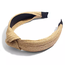 Ibiza Beach Haarband / Diadeem | Boho Knot Bruin | Rotan Look