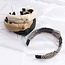 Ibiza Beach Haarband / Diadeem | Boho Knot Bruin | Rotan Look